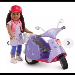 American me Truly me Scooter and Helmet